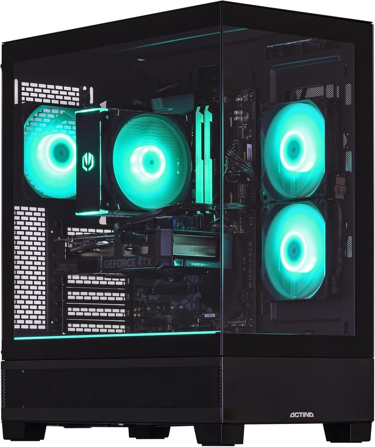 View 12400F/32GB/1TB/RTX4060TI/600W