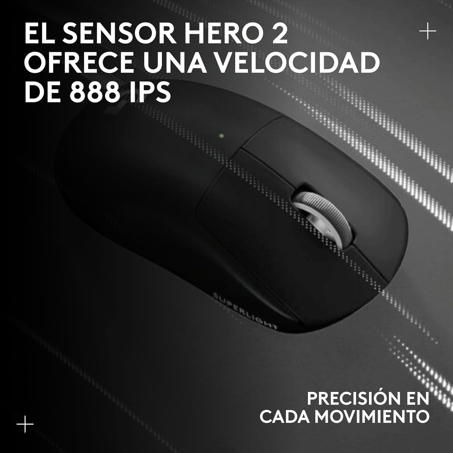 Logitech G PRO X SUPERLIGHT 2, Ratón Inalámbrico Para Gamingratón Pro-Grade De 60 G Con 5 Botones Programables, Sensor De 44 000 DPI, Velocidad De Respuesta De 8 Khz, Carga USB-C Para Pc/Mac - Negro
