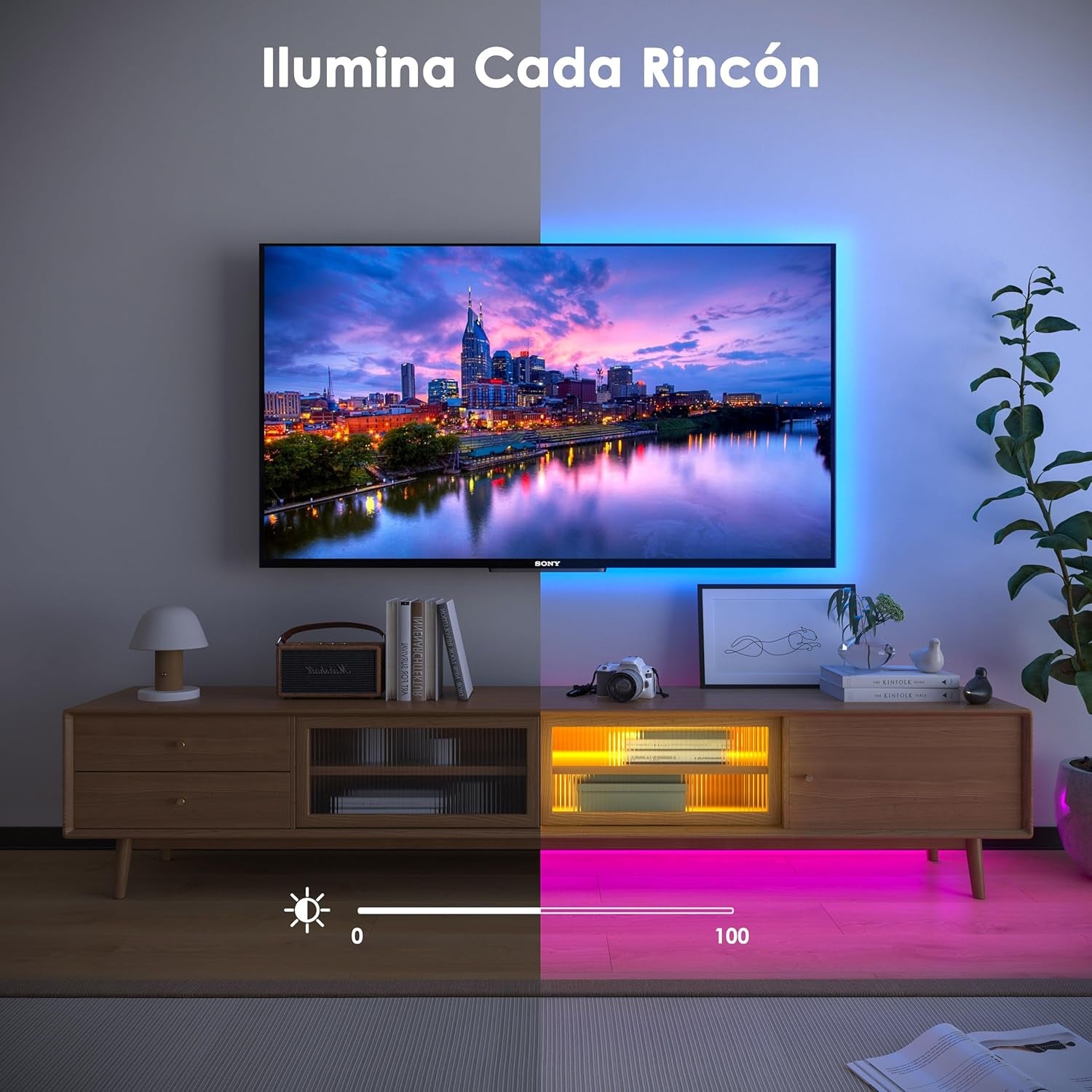 Tira LED 5M, 30 Led/Metro, 24V RGB Luces LED, 150 LED, APP Y Mando a Distancia, Modo De Música, LED Para Habitación, Sala, Cocina, Dormitorio, Bar, Fiesta