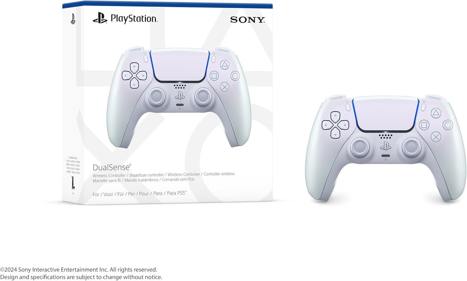 Playstation 5 - Mando Inalámbrico Dualsense Colección Chroma Pearl