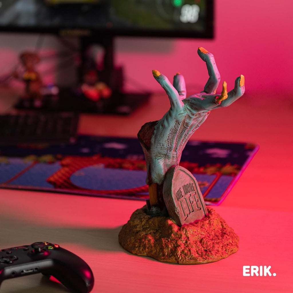 Grupo Erik Soporte Para Mando Y Cascos Gaming Gameration One More Life - Sujeción Para PS4, PS5, Xbox Series S/One Y Auriculares Universales - Accesorios Gaming
